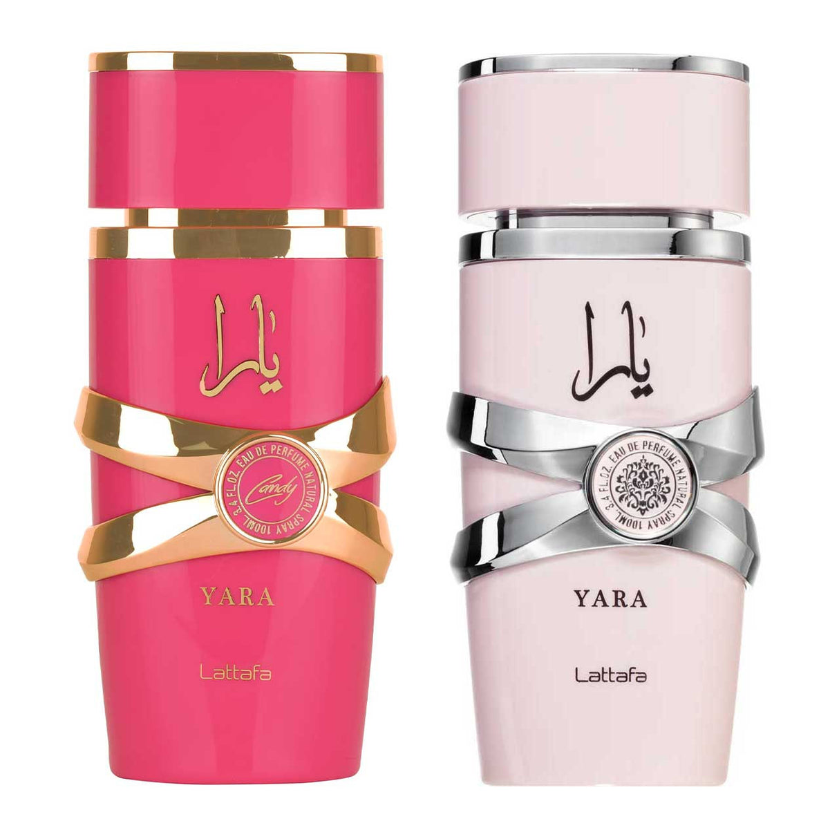 Lattafa Yara & Yara Candy Estuche 2 Piezas Dama 100ml C/U Agua de Perfume