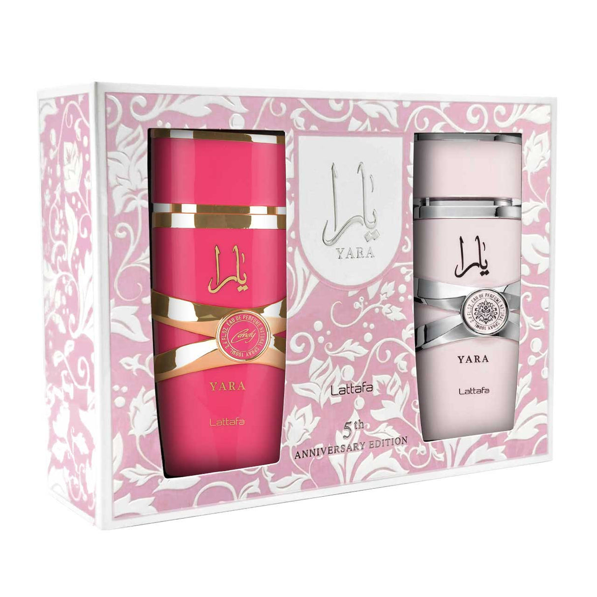 Lattafa Yara & Yara Candy Estuche 2 Piezas Dama 100ml C/U Agua de Perfume